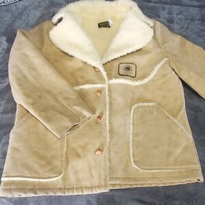 Vintage Swingster World of Wearables Sherpa Lined Jacket/Coat XLarge